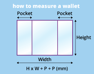 how to measure a self-seal bag